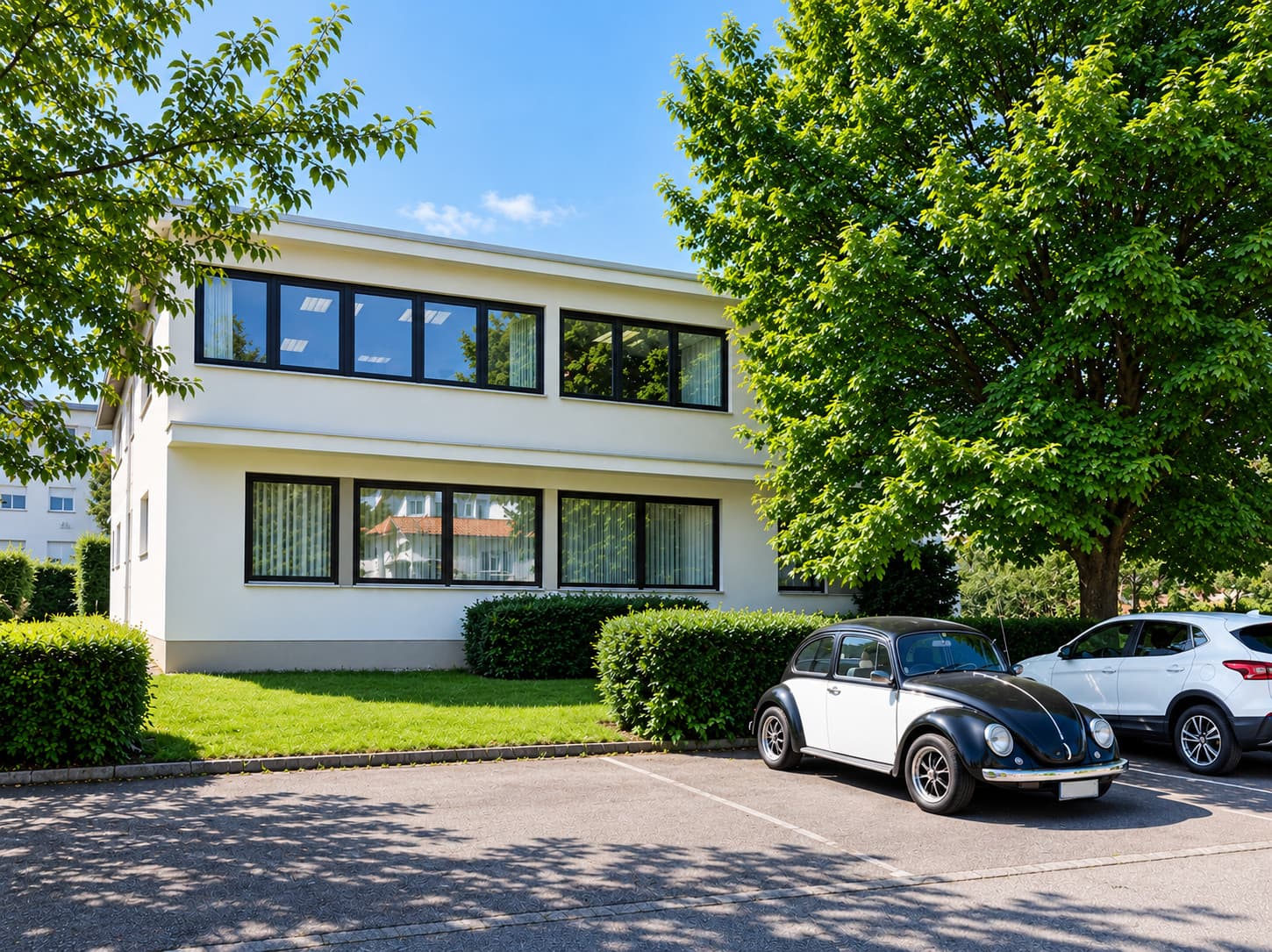 The office building in Altach from outside